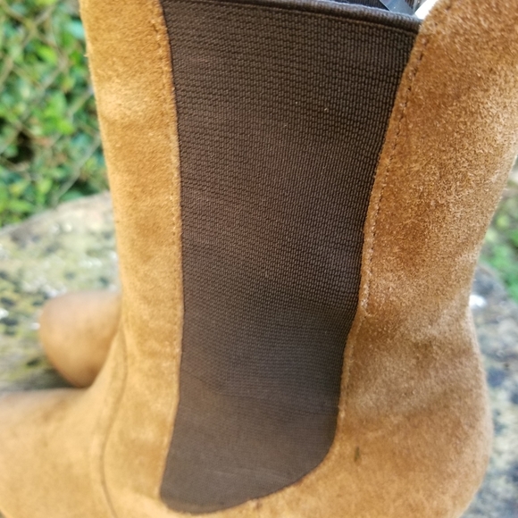 Vintage Chelsea Stretch Gore Chunky Platform Boots - Picture 6 of 10